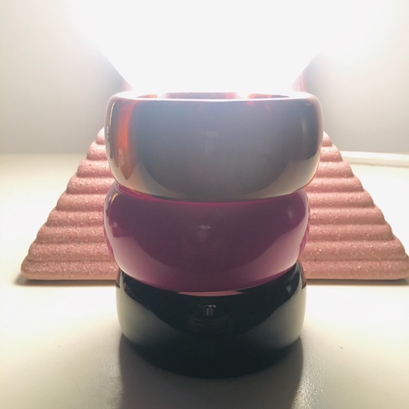 Set of 3 Enamel Bangle Bracelets $9 - Picture 5 of 8